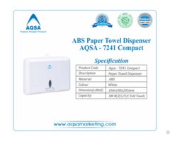 Abs Paper Towel Dispensers Aqsa 7241 Compact