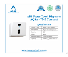 Abs Paper Towel Dispensers Aqsa 7242 Compact