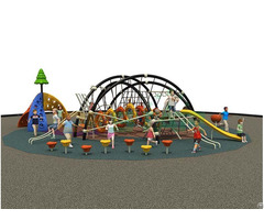 Kids Outdoor Play Zone Commercial Grade Playground Equipment