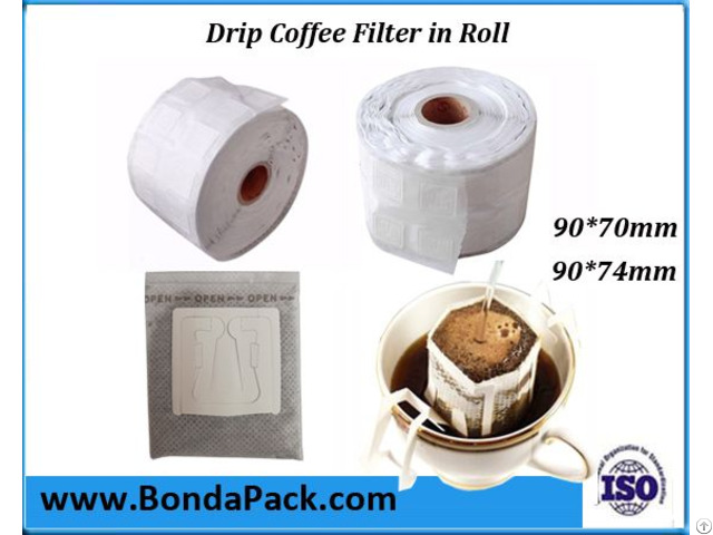 Single Serve Drip Coffee Bags Filter Film Packaging Materials For Packing Machine