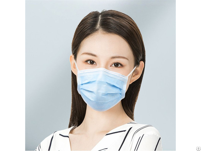 Disposable 3 Ply Protective Face Mask With Earloop