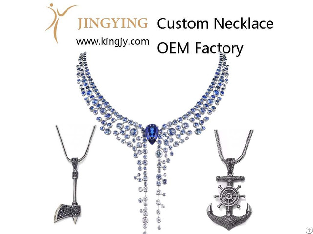 Custom Necklace Gold Plated Silver Jewelry Supplier And Wholesaler