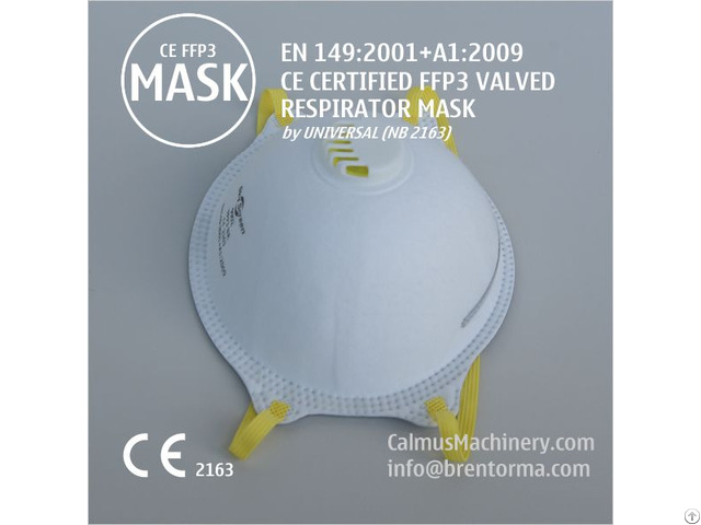 Valved Ffp3 Cup Respirator Mask