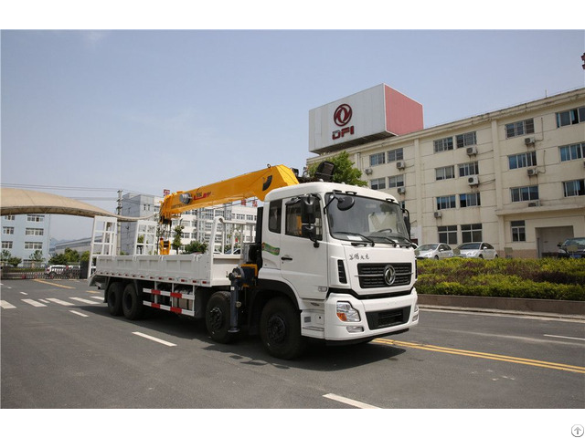 8x4 16 Ton Straight Arm Truck Mounted Crane