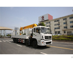 8x4 16 Ton Straight Arm Truck Mounted Crane
