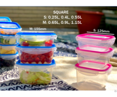 Food Container With Fixed Sealing Strip