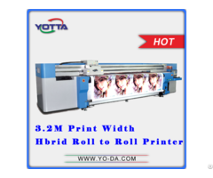 Pvc Film Roll Printing Machine Uv Hybrid Printer Yd3200 Rc