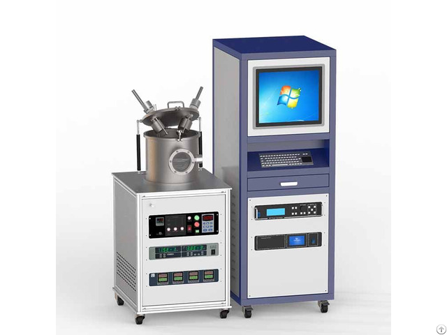 Lab Dual Target Rf Dc Magnetron Co Sputter Composite Coating Machine