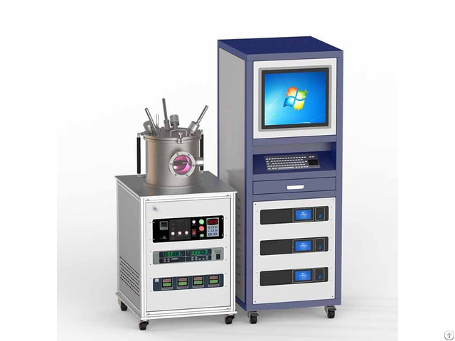 Lab Vacuum Pvd Three Targets Dc Magnetron Co-sputtering Deposition Coating Machine