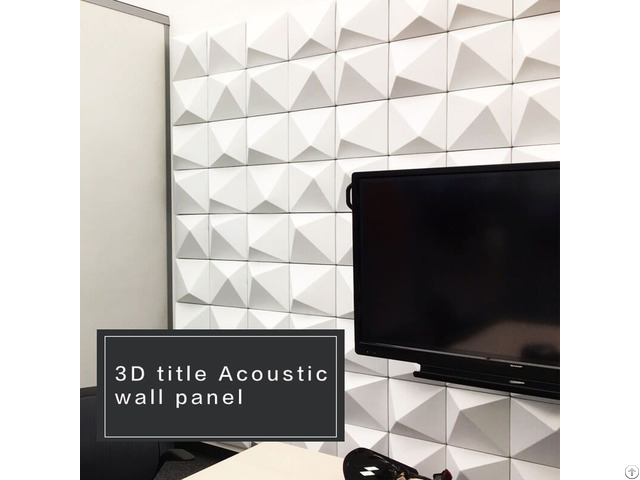 3d Title Acoustic Wall Panel