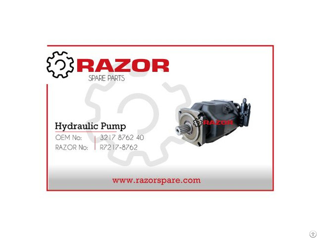 Hydraulic Pump 3217 8762 40 Razor Spare Parts