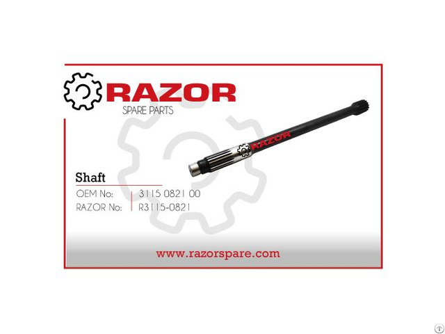 Shaft 3115 0821 00 Razor Spare Parts