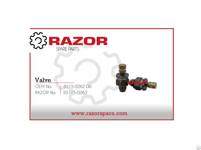 Valve 3115 0262 00 Razor Spare Parts