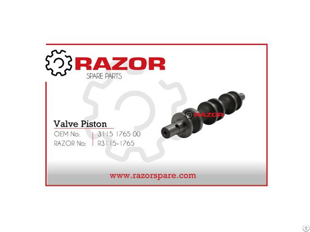 Valve Piston 3115 1765 00 Razor Spare Parts