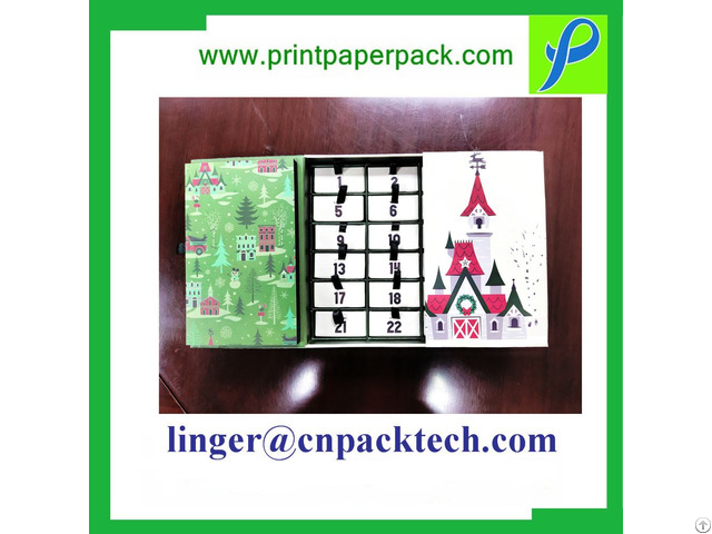 Custom Christmas Advent Calendar Gift Box