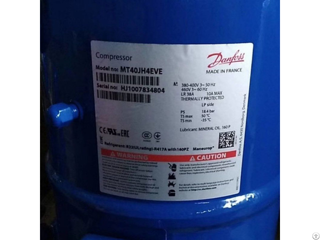 Danfoss Compressor Mt40jh4eve