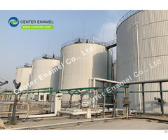 Easily Expanded And Dismantled Glass Fused To Steel Industrial Liquid Tanks For Biogas Storage