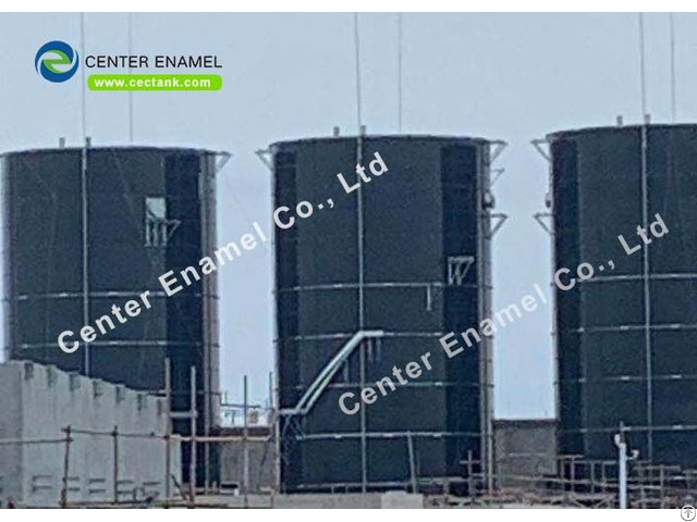 Superior Corrosion Resistance Glass Fused To Steel Landfill Leachate Storage Tanks