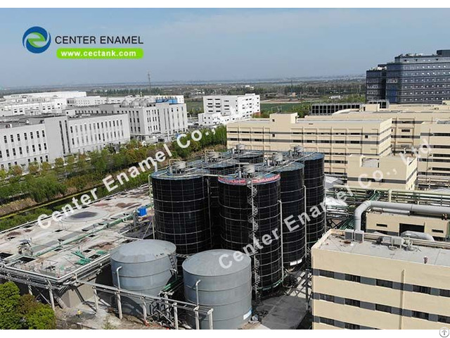 Glass Fused To Steel Wastewater Treatment Tanks For Landfill Leachate Storage