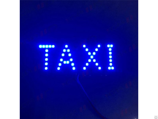 Cab Led Light Cigarette Lighter Chargeable Taxi Lamp