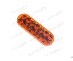 Led Trailer 6 Inch Oval Stop Parking Turn Signals Tail Light Amber