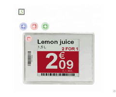 Supermarket Esl Digital E Ink Display Electronic Shelf Label