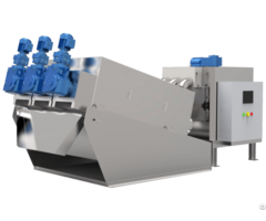 Wastewater Treatment Machine Sludge Dewatering Equipment Multi Disk Screw Press In China