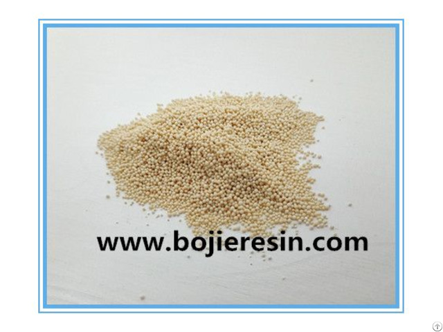 Special Ion Exchange Resin For Mercury Removal