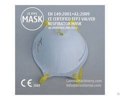 Ce Certified Ffp3 Cup Respirator Mask With Valve At Good Price