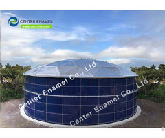 Glass Lined Steel Anaerobic Digester Tanks For Bio Energy Projects High Air Tightness