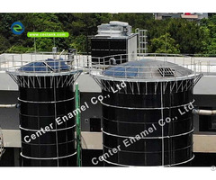 Abrasion Resistance Glass Lined Steel Anaerobic Digester Tank For Potable Drinking Water Storage