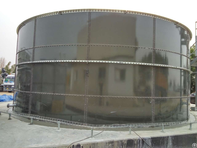 Glass Lined Steel Anaerobic Digester Tank For Wastewater Treatment Plant