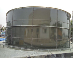 Glass Lined Steel Anaerobic Digester Tank For Wastewater Treatment Plant