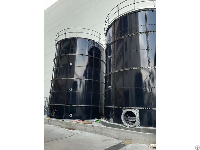 Anaerobic Digestion Tanks For Biogas Production Plant High Durability