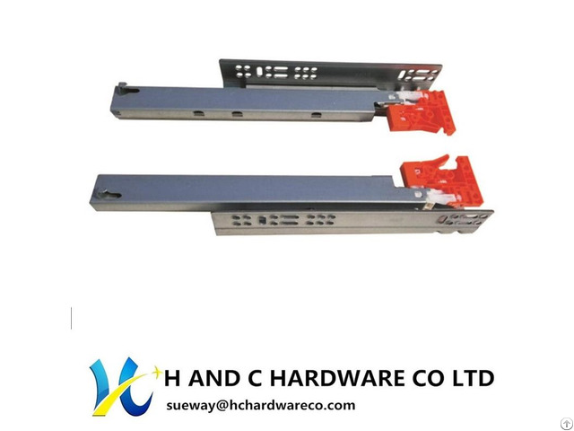 Push To Opening Soft Close Ball Bearing Drawer Slides China Factory