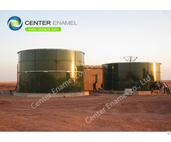 Leachate Storage Glass Fused Steel Tanks With Awwa D103 En Iso28765 Standard