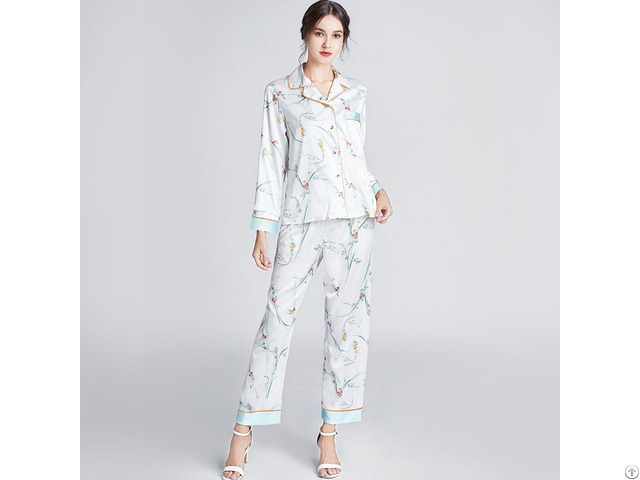 Women Satin Silk Pajama Set