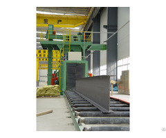 Structural Steel Through Type Shot Cleaning Machine