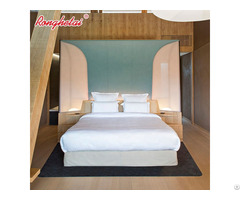 Ronghetai Hot Sale Italian Classic Bedroom Set Bed Hotel Furniture Aqh7