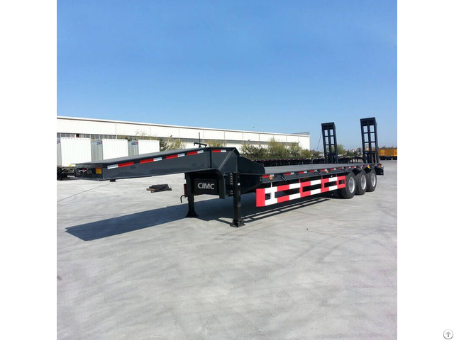 Cimc 3 Axle Excavator Trailer