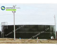 Enamelled Glass Chemical Storage Tank For Leachate Treatment Plant
