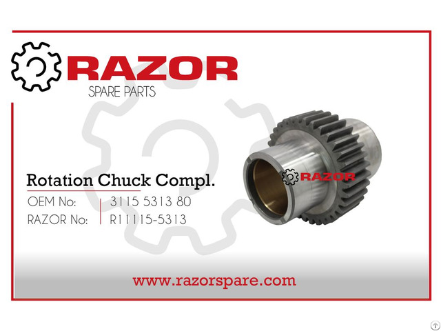 Rotation Chuck Complete 3115 5313 80 Razor Spare Parts