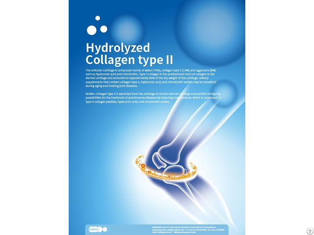 Hydrolyzed Collagen Type Ii