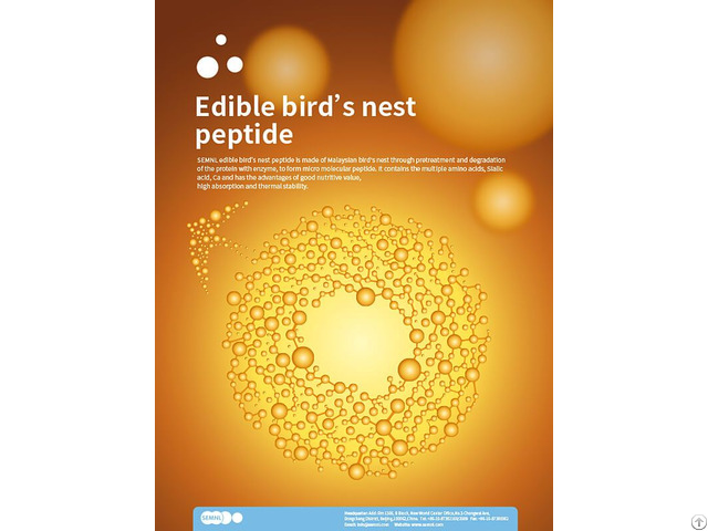 High Quality Edible Bird S Nest Peptide