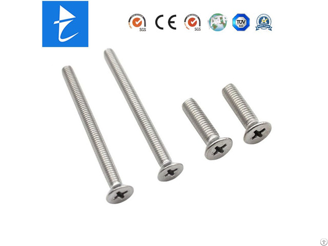 Custom Carbon Steel Phillips Drive Button Head Full Thread Self Tapping Chipboard Screw