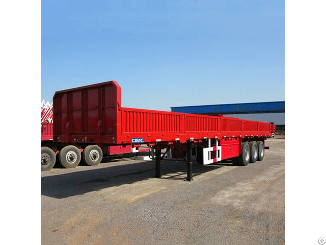 Tri Axle Trailer With Side Wall