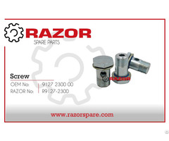 Screw 9127 2300 00 Razor Spare Parts