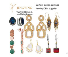 Custom Earrings Zirconia 925 Silver Fine Jewelry Oem Supplier