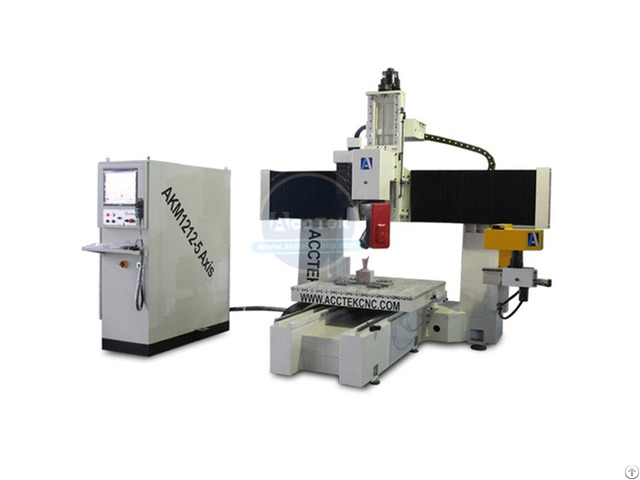 China 5 Axis Cnc Router Wood Furniture Machinery Akm1212 5a