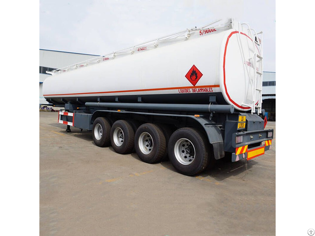 Fuel Tanker 4 Axles 45000 Liter For Africa